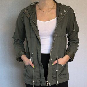 Army Green Utility Jacket | Water Resistant | 024